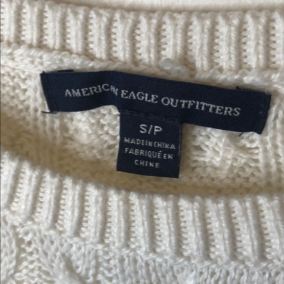 American Eagle Outfitters off-white knit sweater - Picture 8 of 11